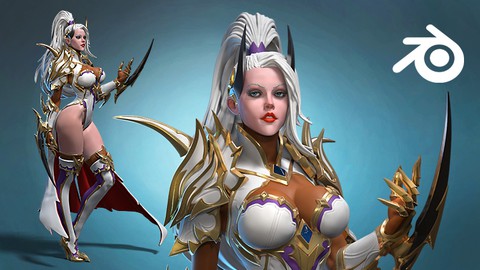 3D Female Armored Assassin in Blender course Udemy Coupon