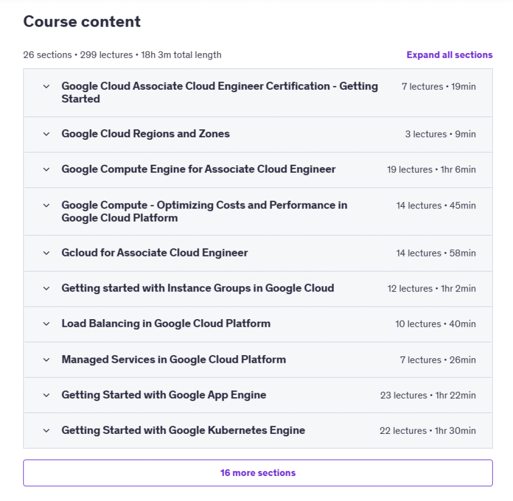 GCP Associate Cloud Engineer - Google Cloud Certification Course